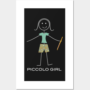 Funny Womens Piccolo Design Posters and Art